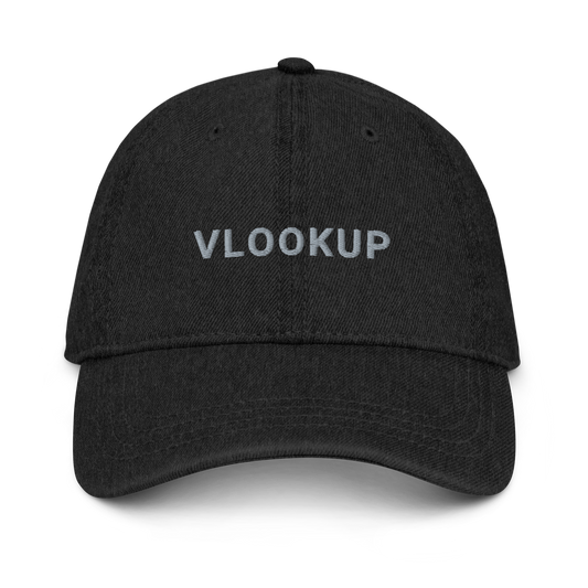 VLOOKUP - Denim Hat