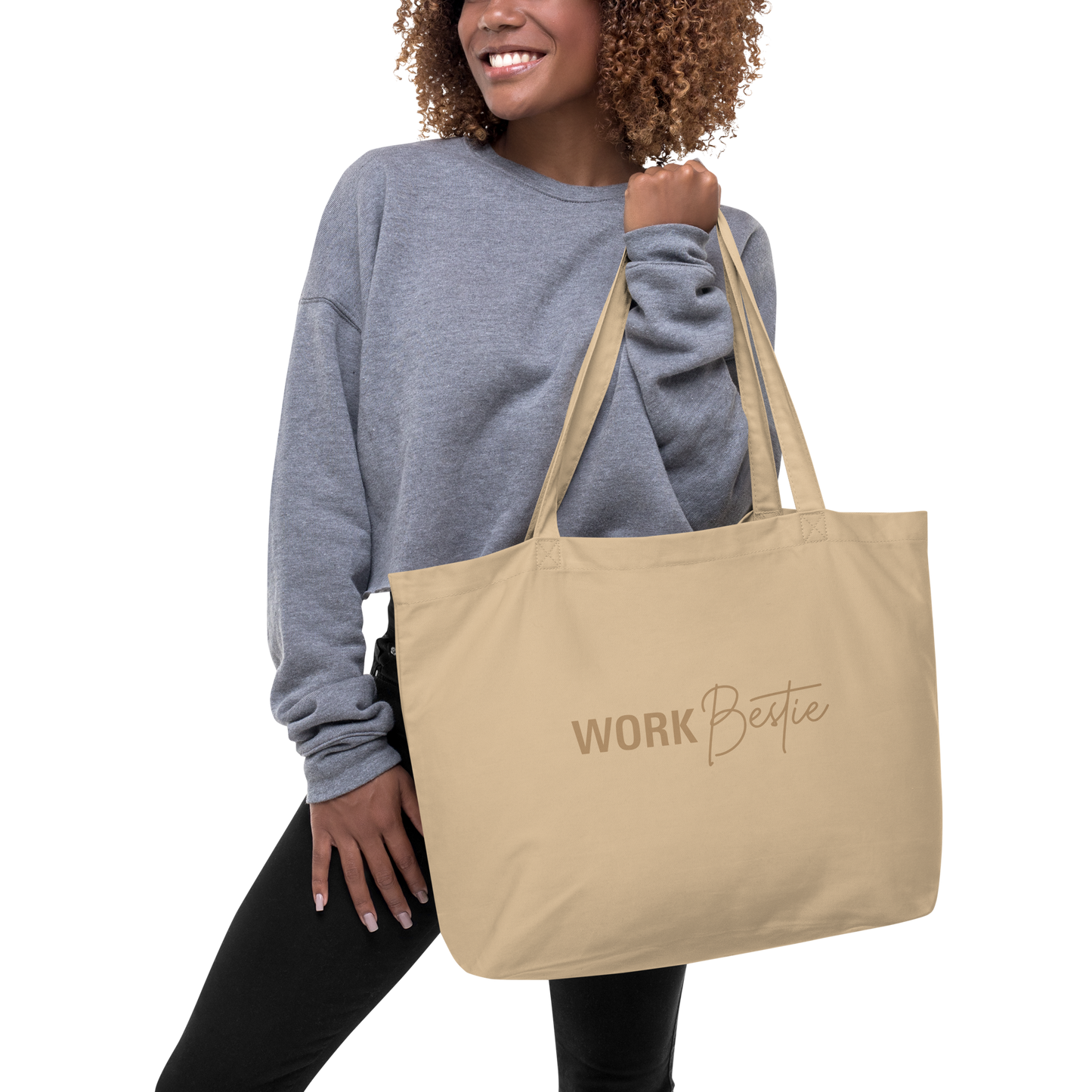 Work Bestie - Large Organic Tote